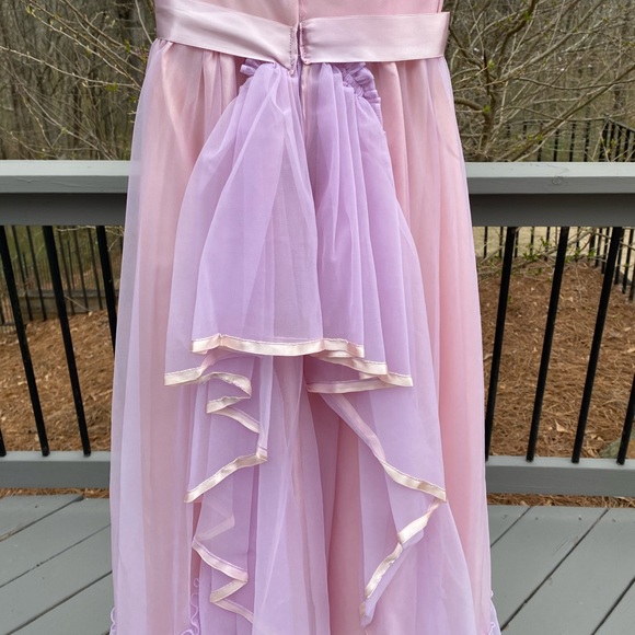 Vintage 70s 80s Cottagecore Ruffle Union Label Gown - Picture 6 of 16